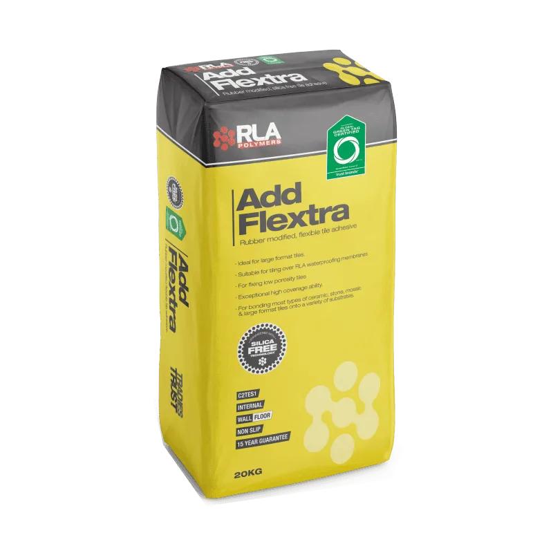 RLA Add Flextra rubber-modified tile adhesive 20kg bag