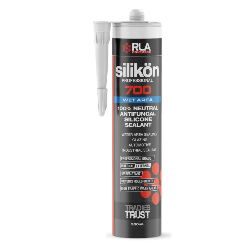 RLA Silikon 700 neutral-cure wet-area silicone sealant cartridge