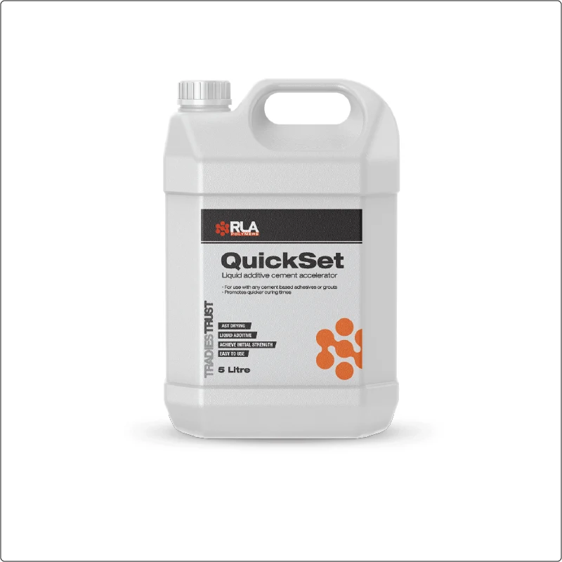 RLA Quick Set additive bottle